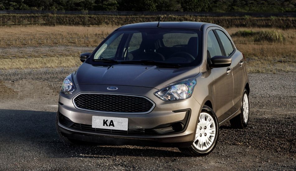 foto de um ford ka marrom